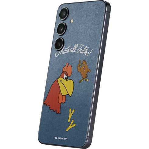 Looney Tunes Foghorn Leghorn Thats All Folks Galaxy S25 Skin